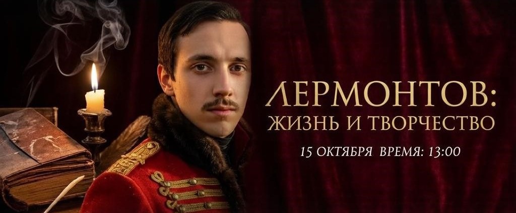 Литературная гостиная «Лермонтов: Жизнь и творчество» (12+)
