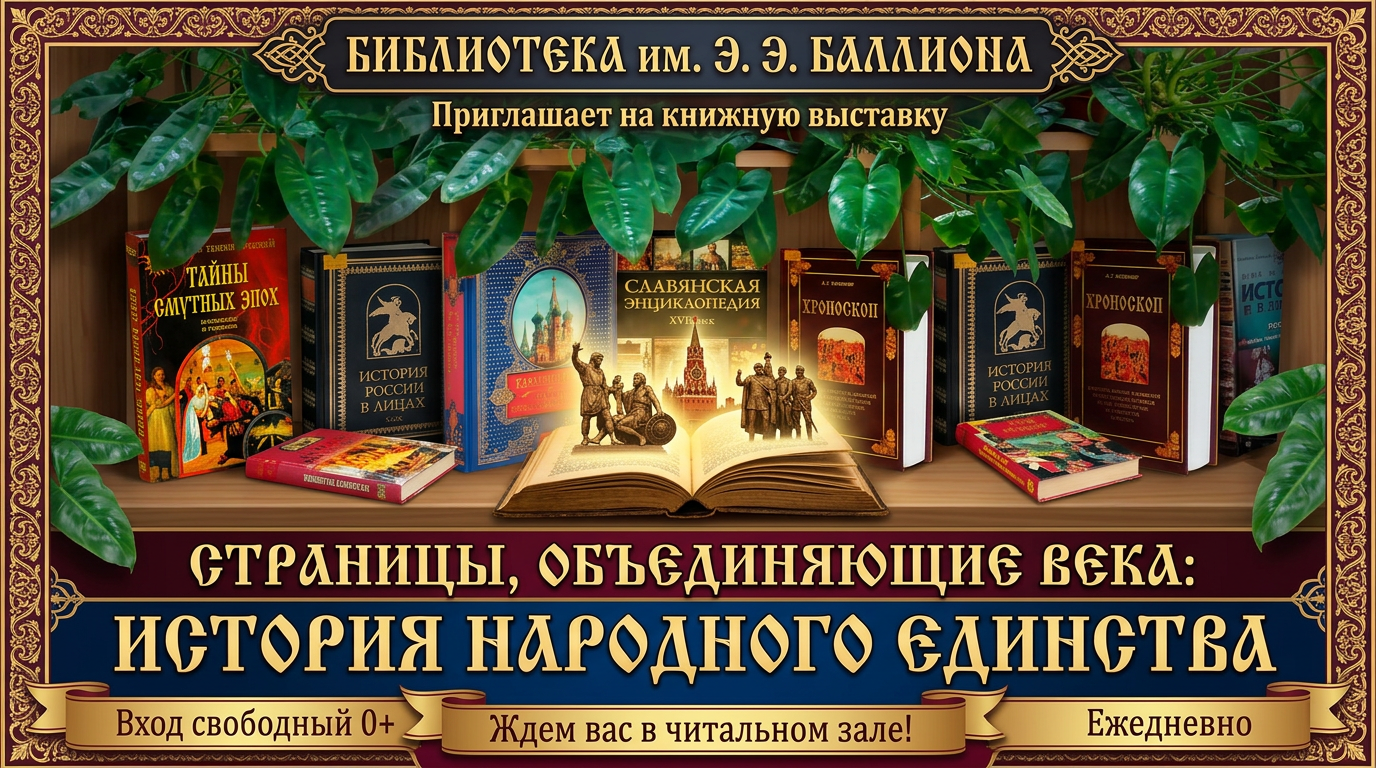 «Страницы, объединяющие века: история народного единства» (6+)
