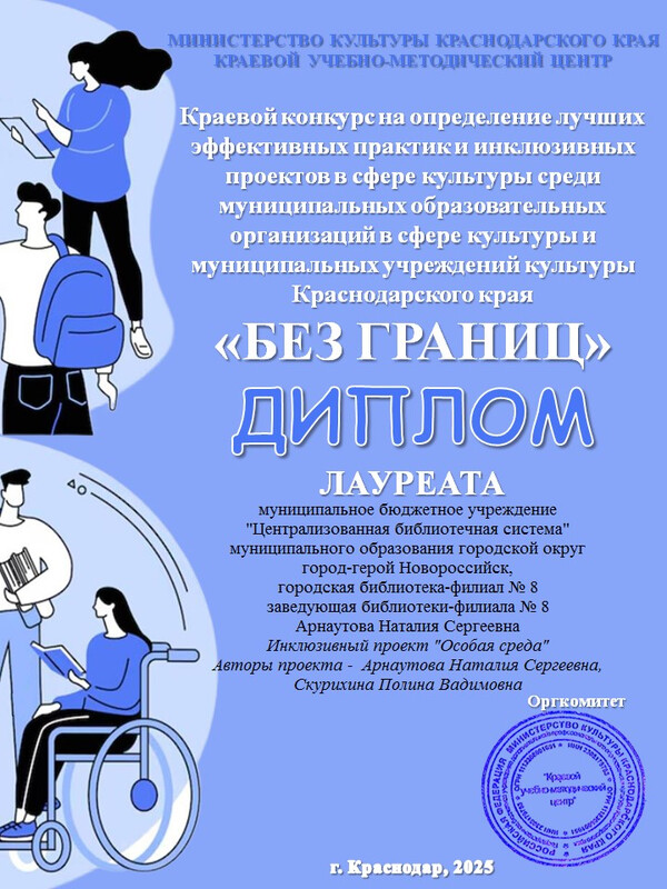 Новороссийск библиотека филиал №8